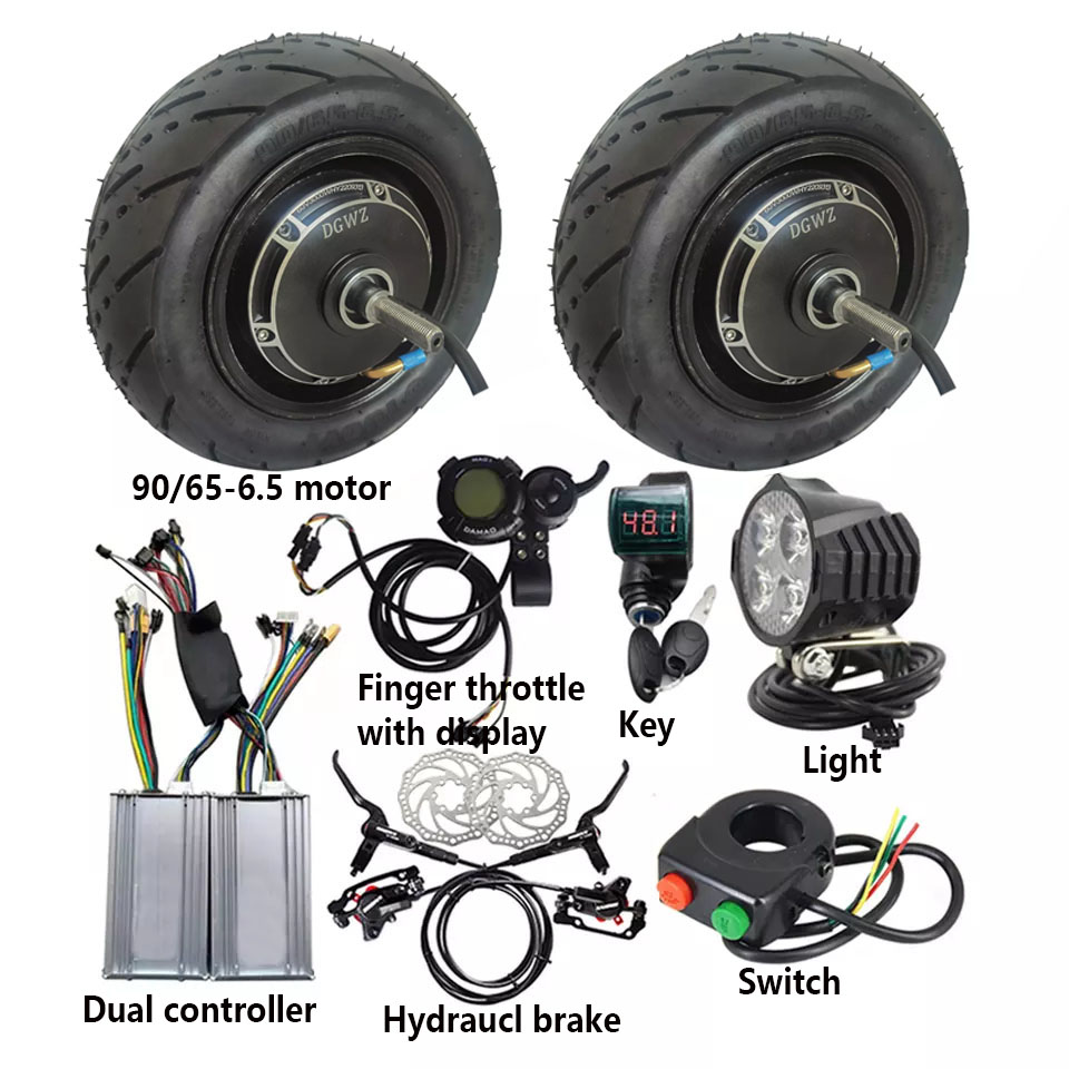 Dual Motor Ebike Kit 2000W - Kit de conversion de vélo électrique