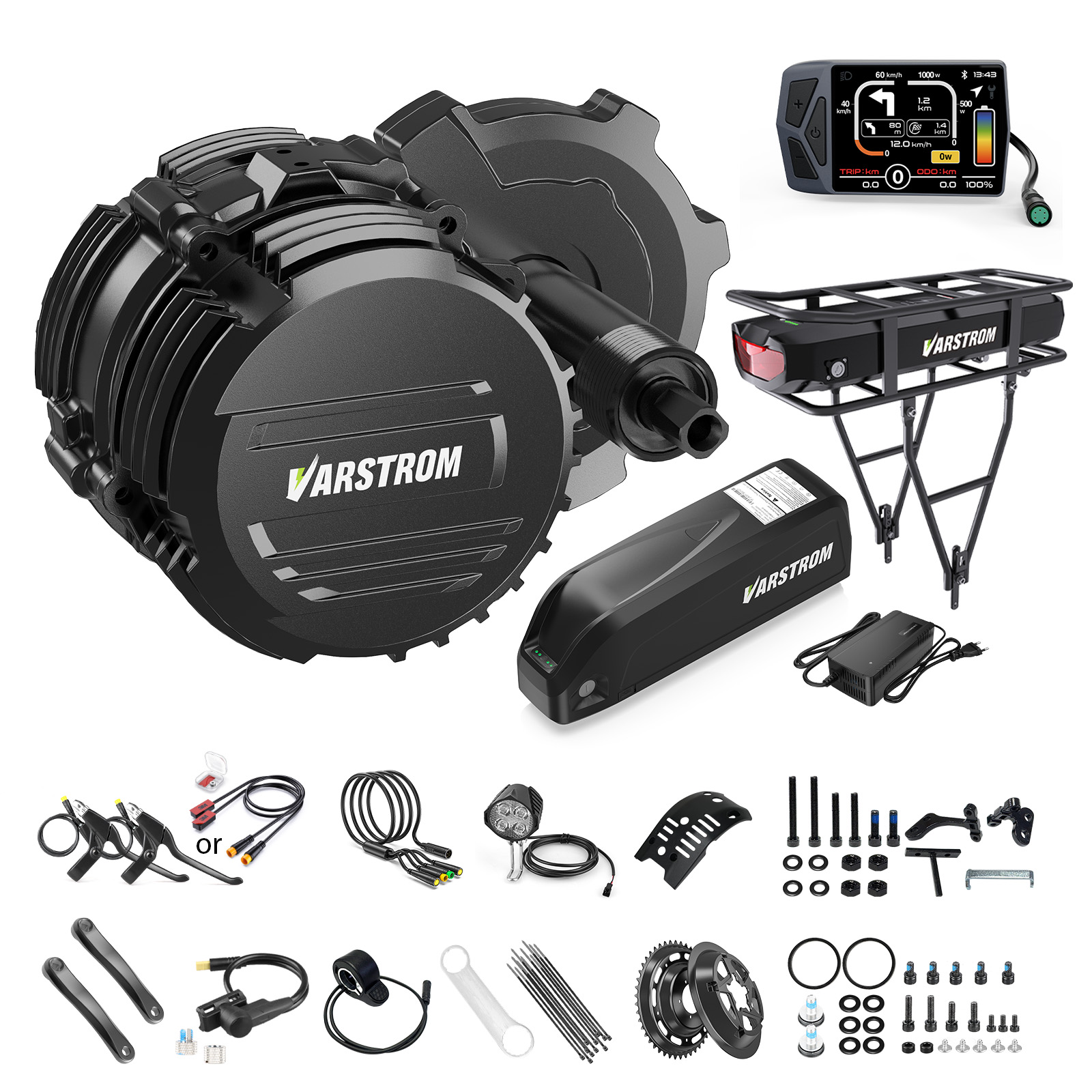 Torque Sensor Mid Drive Motor Kit - [STOCK US] Kit moteur central Varstrom