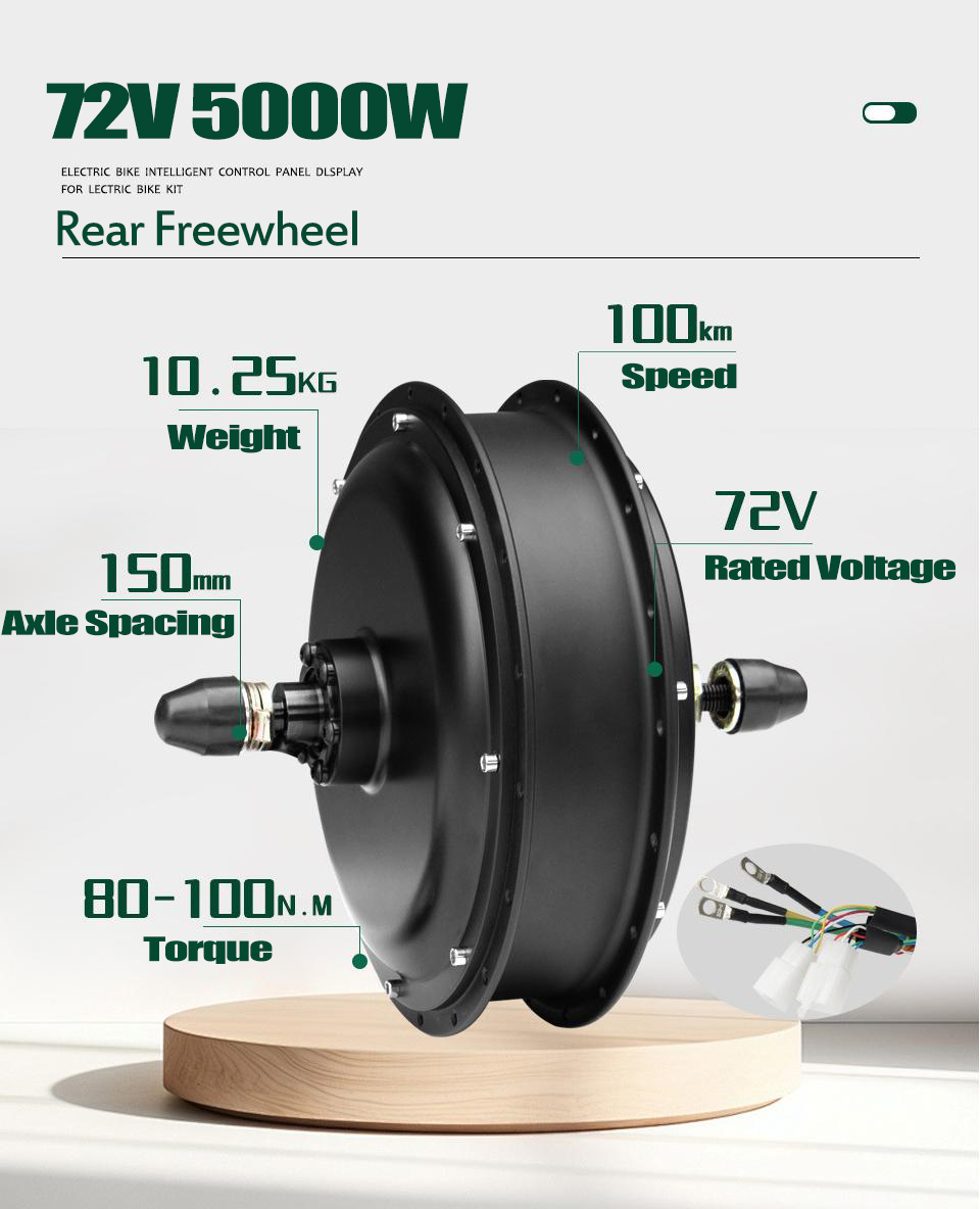 Nouveau kit de conversion de v - 5000W Hub Motor Kit 72V avis et prix