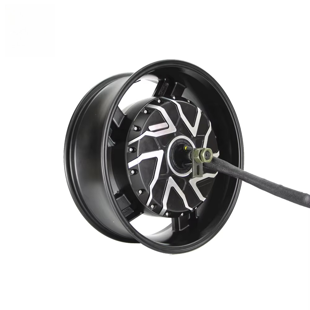 Vente chaude: 17X6.0 pouces 27 - 12000W Electric Motorcycle Hub Motor avis et prix
