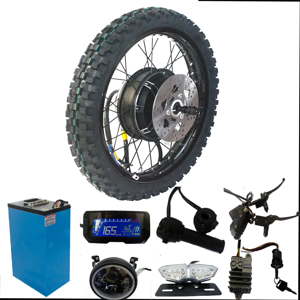 Nouveau Kit de Conversion élec - 12000W Electric Motorcycle Hub Motor avis et prix