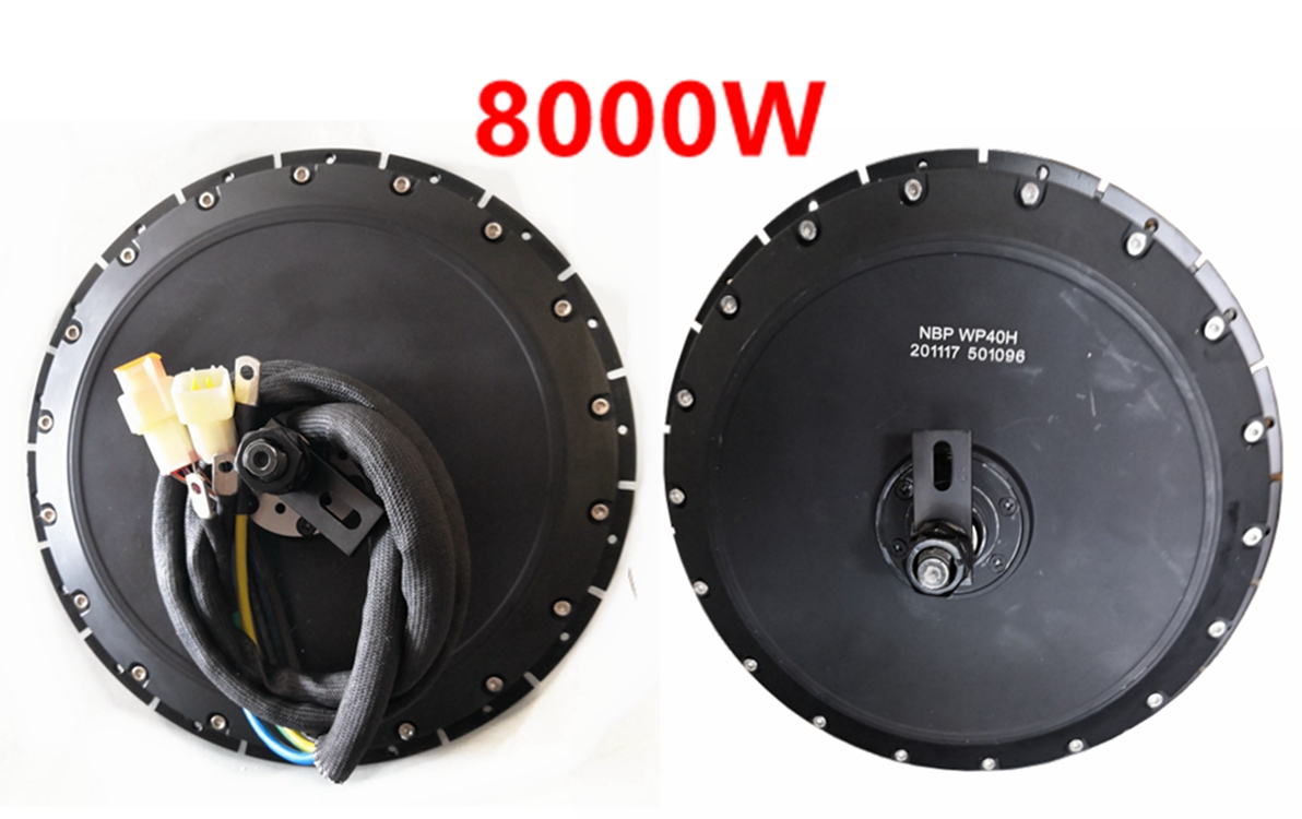Stock américain QS273 40H Peak - 72V 8000W Brushless Hub Motor avis et prix