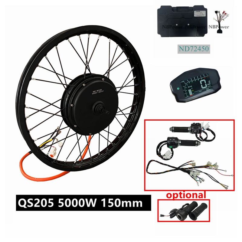 Kit de vélo électrique NBpower - 5000W Hub Motor Kit 72V avis et prix