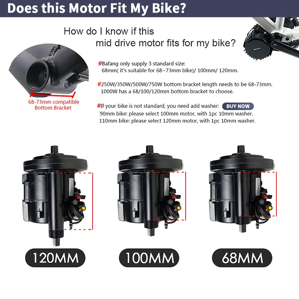 Bafang-kit de motorisation de  - Mid Drive Conversion Kit 1000W avis et prix