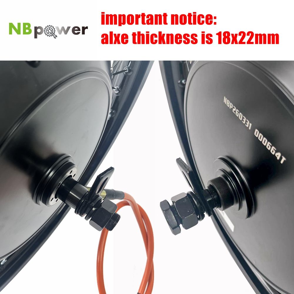 Moteur de moyeu arrière NBpowe - 72V 8000W Brushless Hub Motor avis et prix