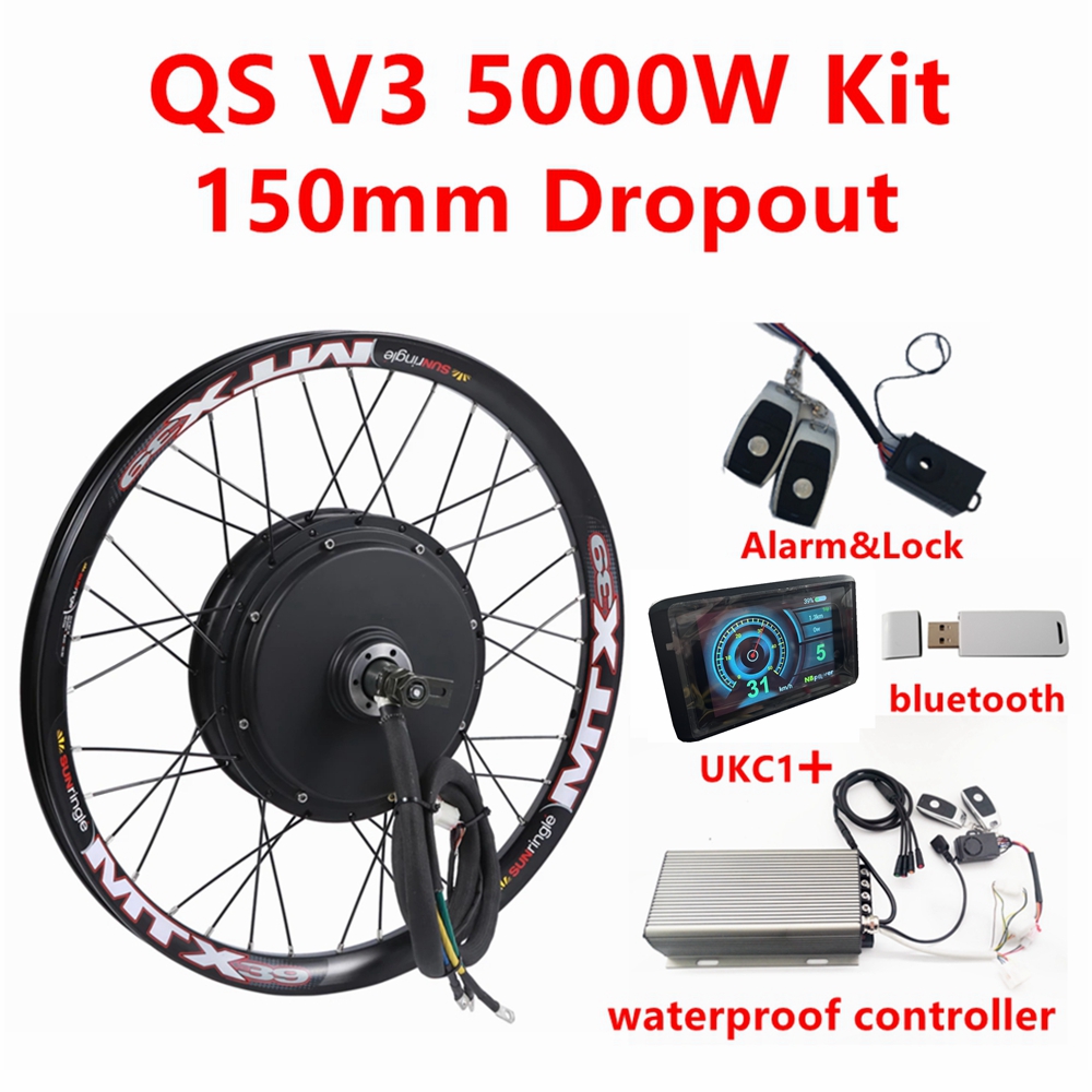 Kit de motorisation de vélo él - 5000W Hub Motor Kit 72V avis et prix